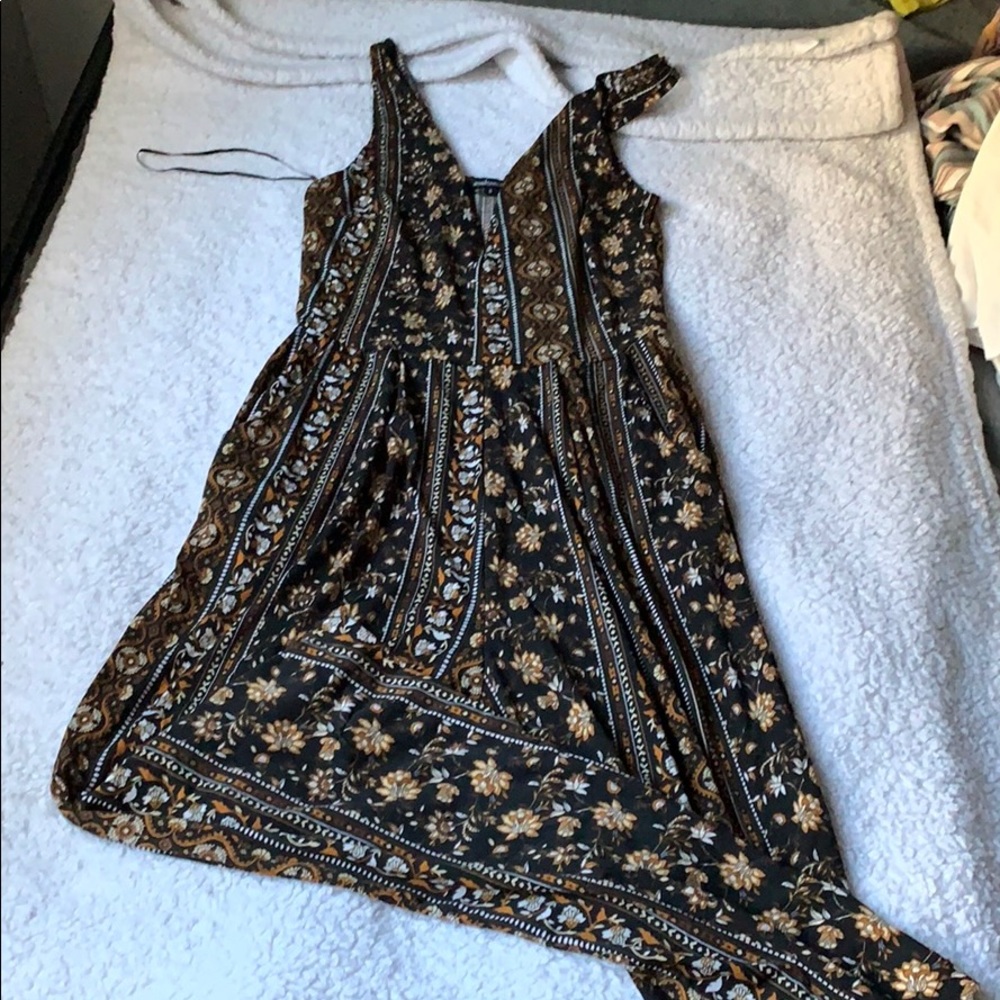 Floral pants romper